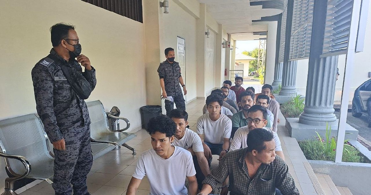 Fourteen Foreign Nationals Face Court Over Illegal Entry and Overstaying in Kelantan