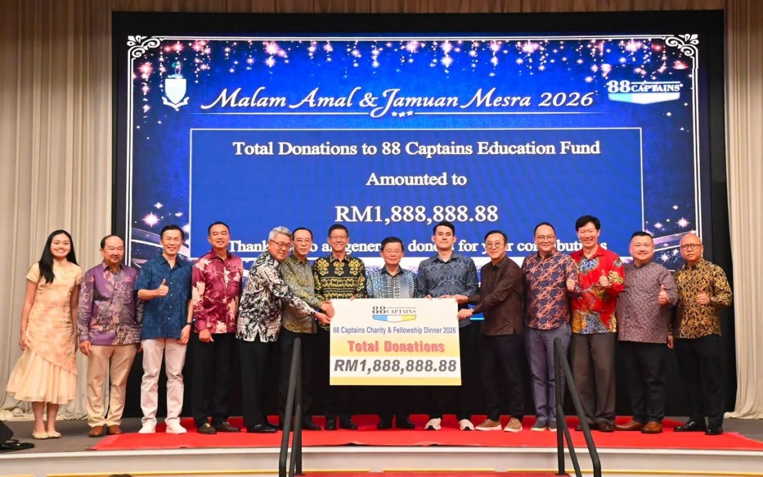 88 Captains Distributes Over RM1 Million in Scholarships to Support Penang's Young Talent