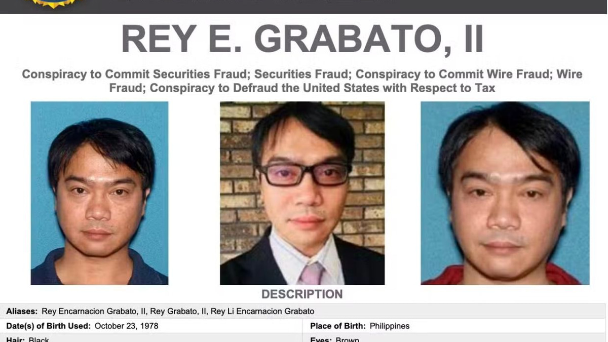 Filipino mayor's son lands on FBI's Most Wanted Fraudsters list over US$650M scheme