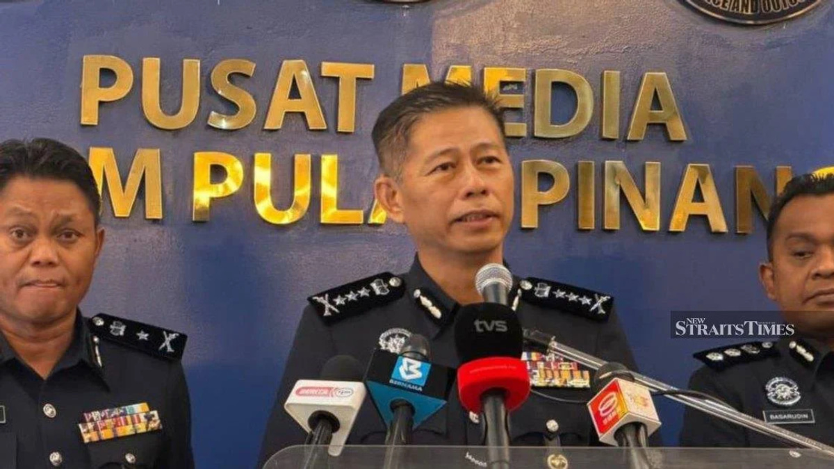 Penang Police Dismantle Liquid Methamphetamine Syndicate in Major Drug Bust