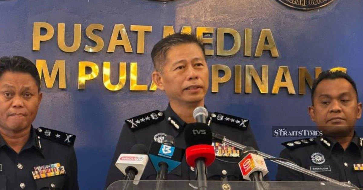 Penang Police Dismantle Liquid Methamphetamine Syndicate in Major Drug Bust