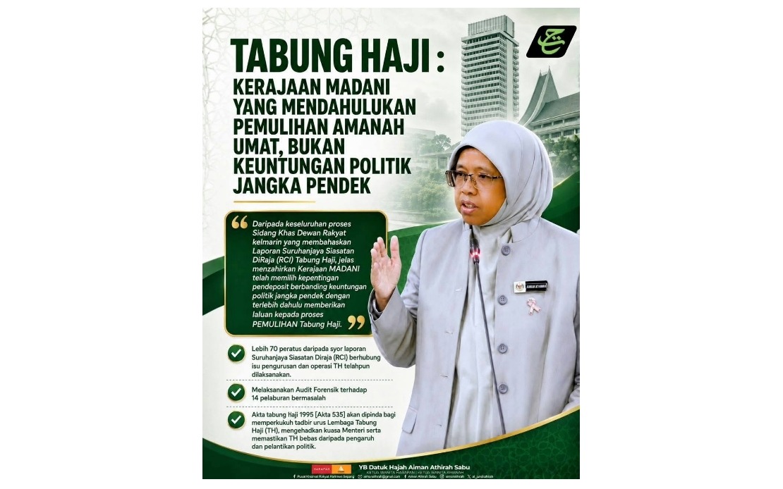 Government Defends Cautious Approach to Tabung Haji Report, Prioritises Depositor Stability