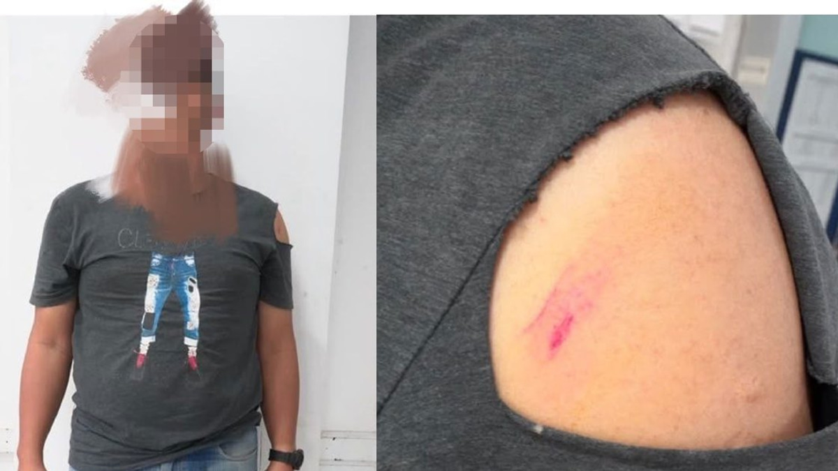 Man arrested after brandishing parang at police during house raid in Jeli