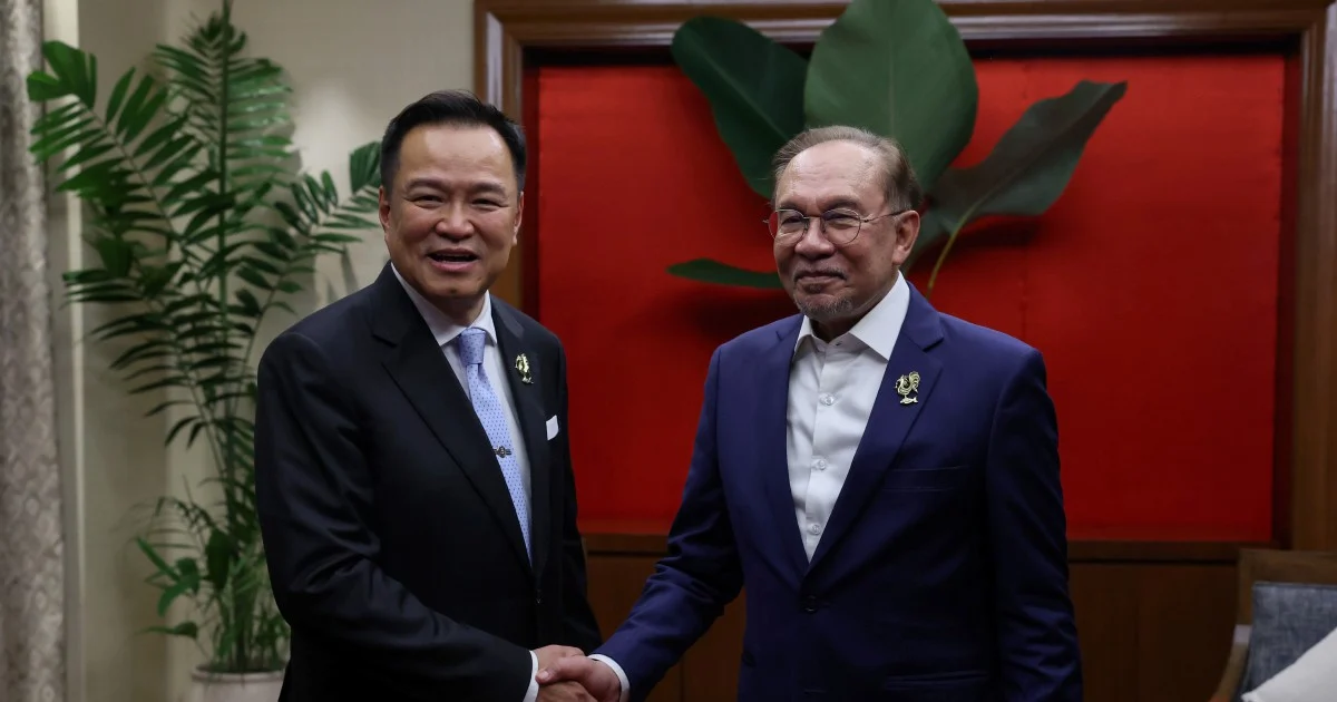 Thai PM Anutin to visit Malaysia for security and economic talks