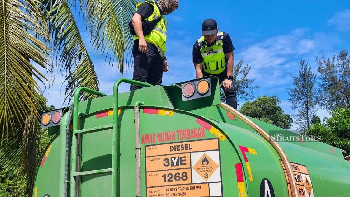 Police dismantle clandestine diesel operation in Miri, arrest four