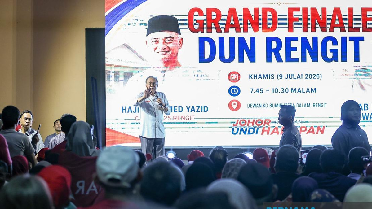 Anwar Pledges Healthcare and Water Infrastructure Improvements for Rengit in Johor Campaign Push