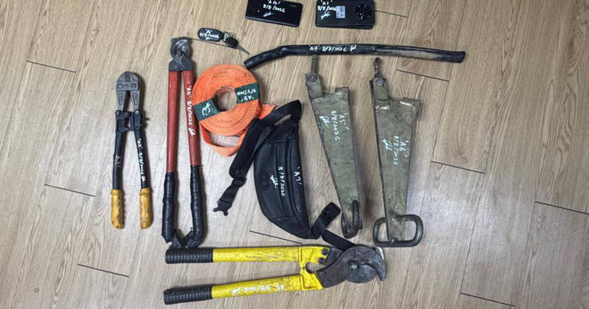 Copper Thief Arrested After 50km Police Chase Ends in Sungai Chohong Crash