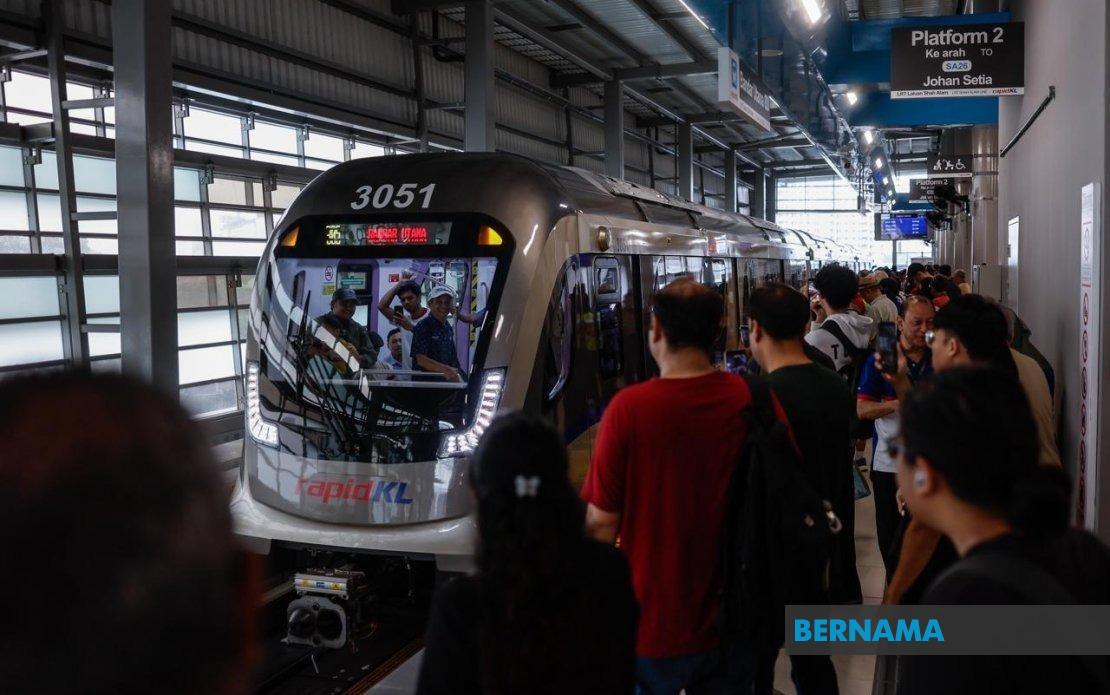 Prasarana Launches LRT3 Shah Alam Line with Modest First-Day Ridership Targets
