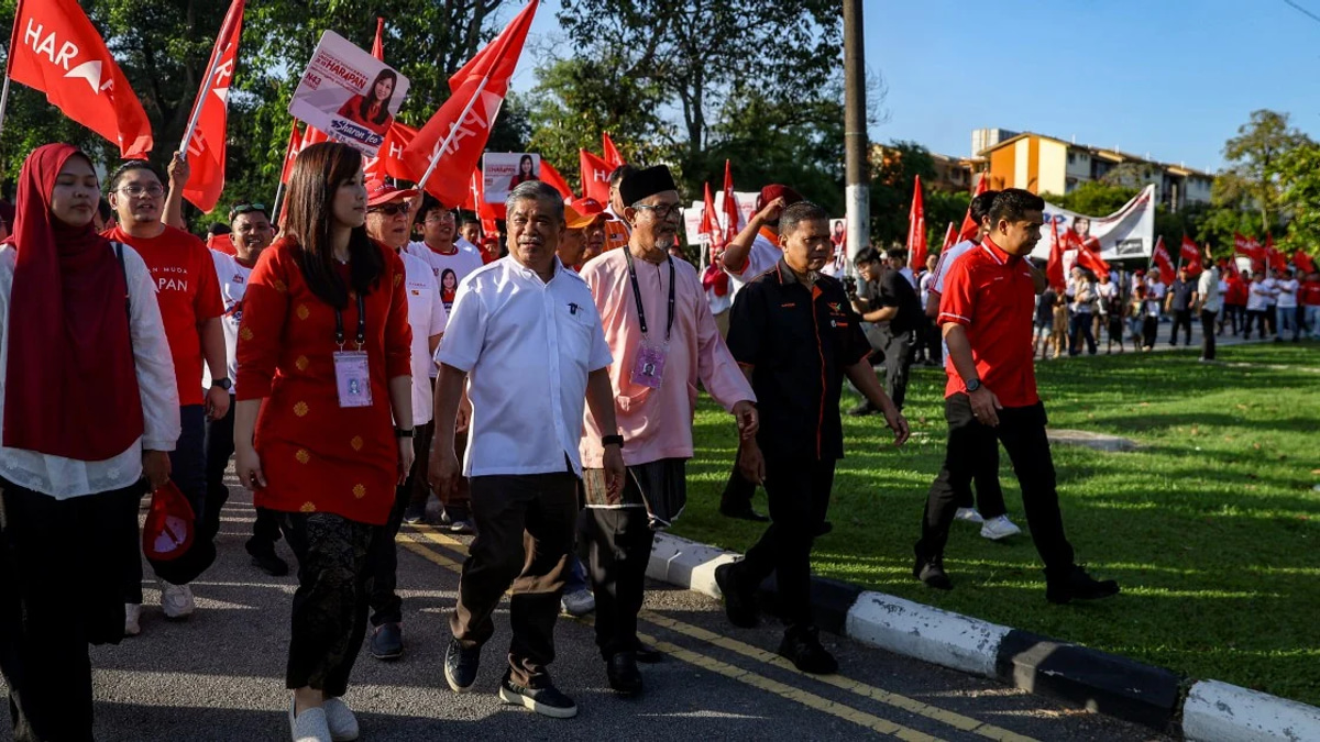Pakatan Harapan supporters rally behind Sharon Teo's Permas nomination bid