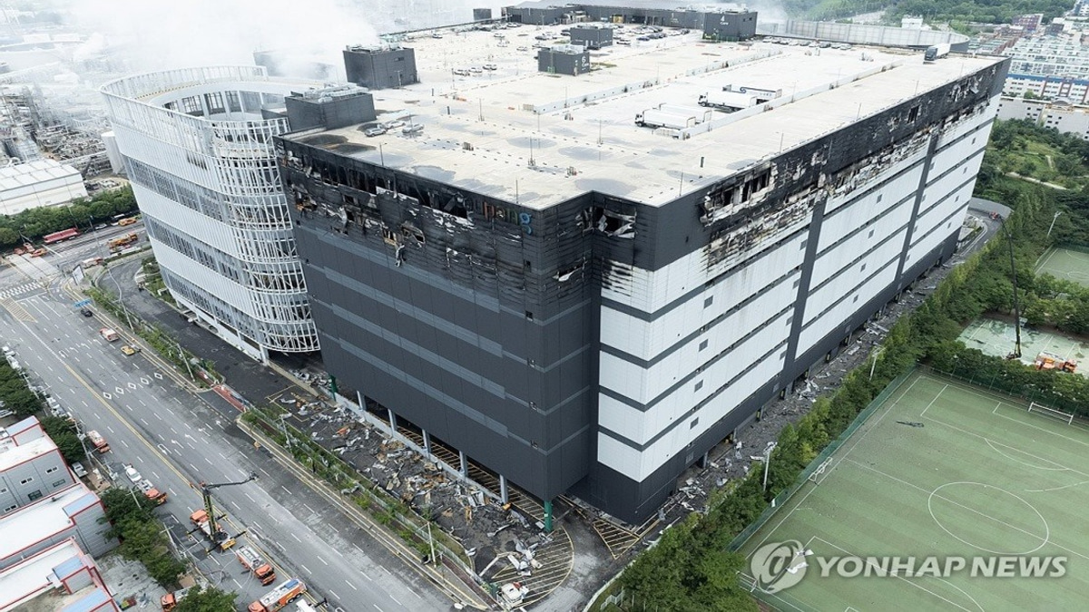 South Korean Logistics Hub Fire Contained After Three-Day Battle