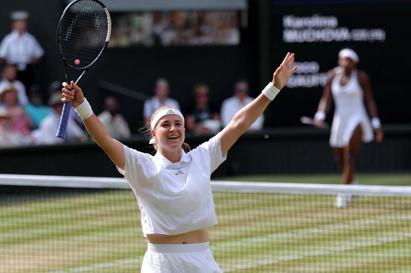 Muchova stuns Gauff in Wimbledon semi-final thriller to reach first Grand Slam final