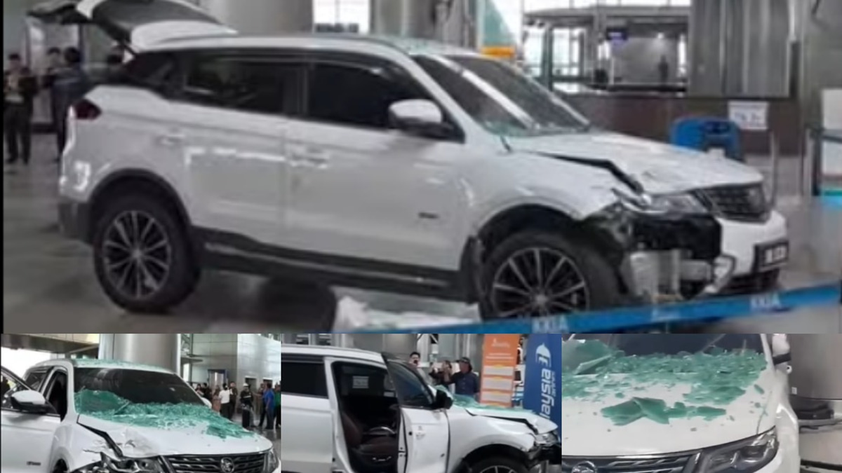 Operator Error at Kota Kinabalu Airport Sends SUV Crashing Through Departure Hall