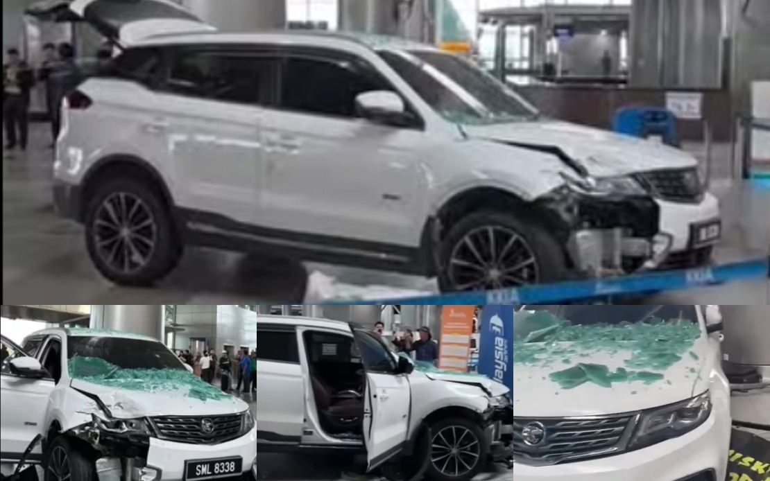 Operator Error at Kota Kinabalu Airport Sends SUV Crashing Through Departure Hall