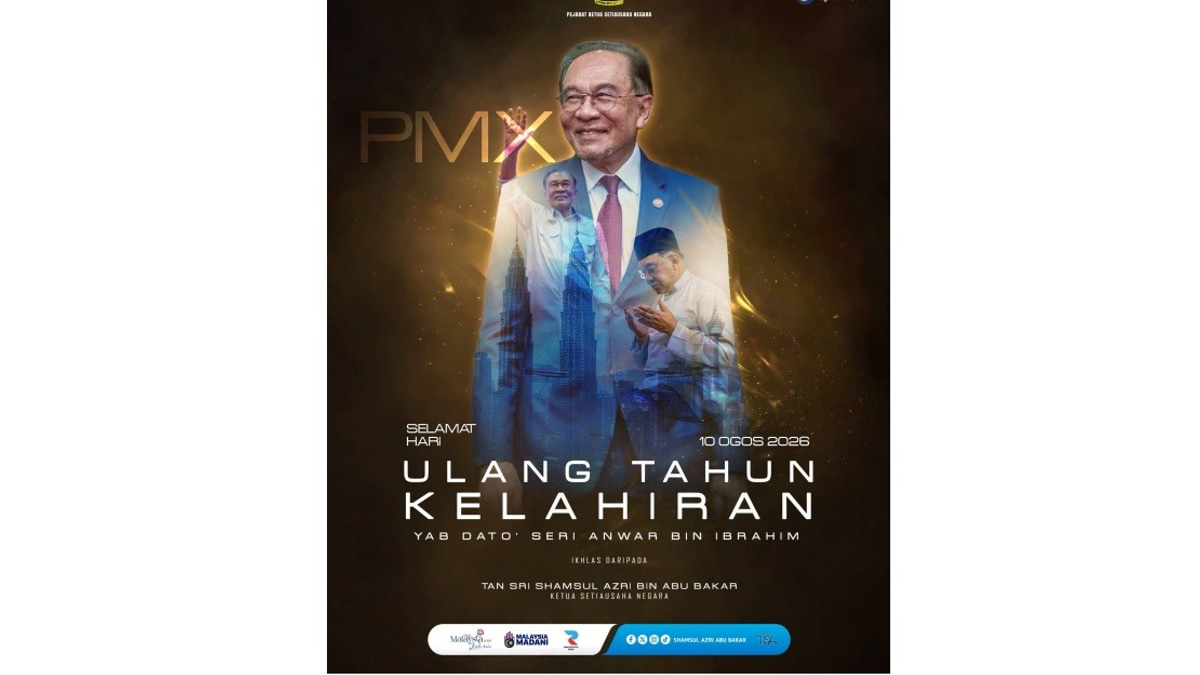 Government Leadership Extends Birthday Greetings to PM Anwar Ibrahim on His 79th