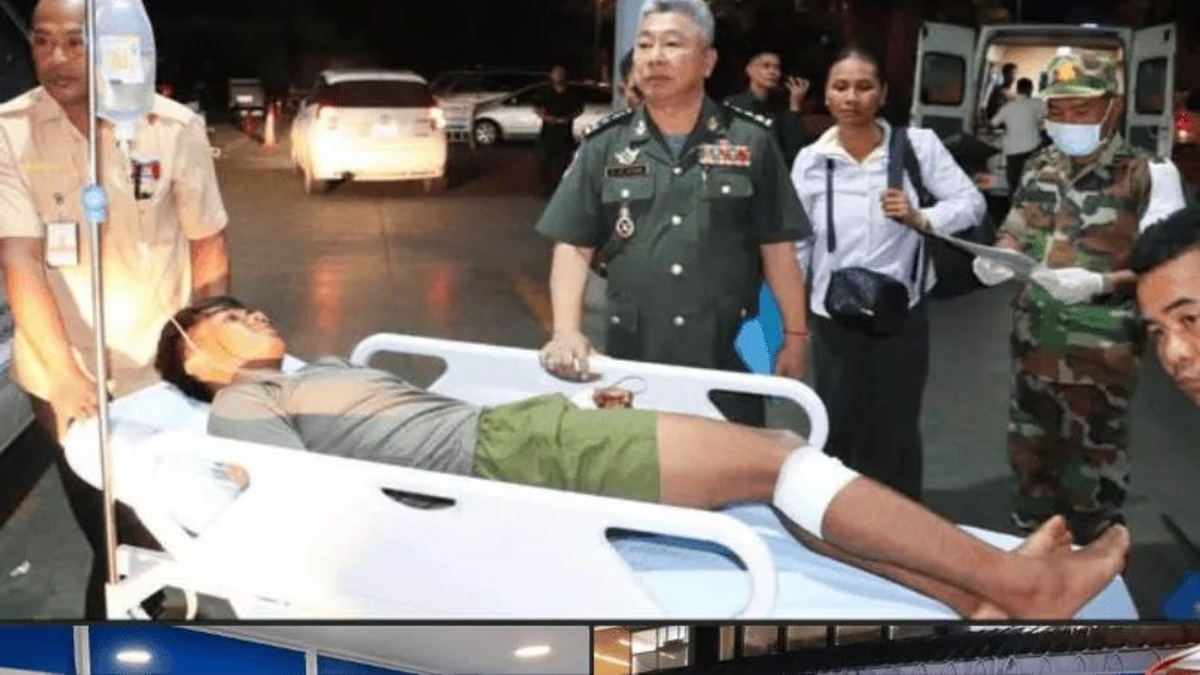 Four Cambodian soldiers injured in border explosion near Thailand