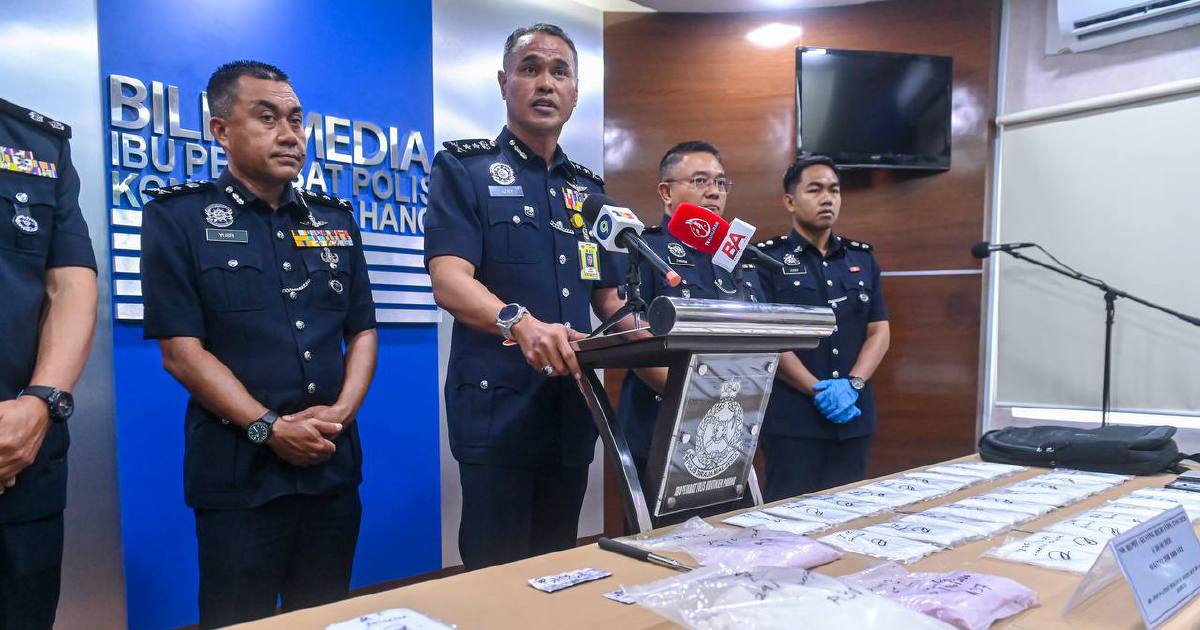 Thai Woman and Partner Netted in RM728,000 Drug Bust Near Kuantan