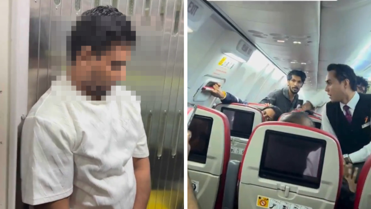 Passenger arrested after attempting to open emergency door mid-flight on Batik Air flight