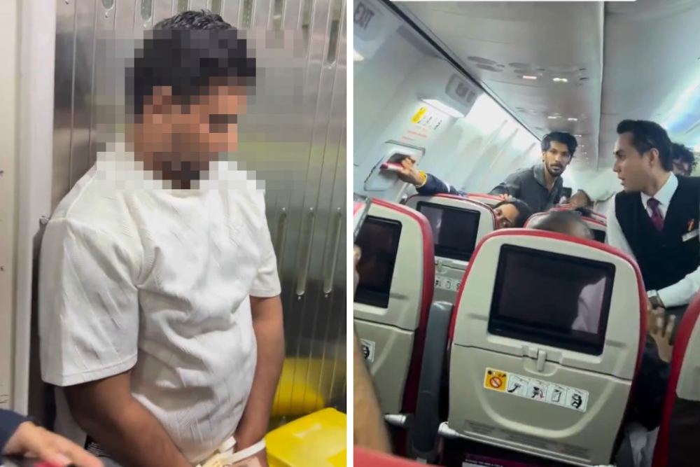 Passenger arrested after attempting to open emergency door mid-flight on Batik Air flight