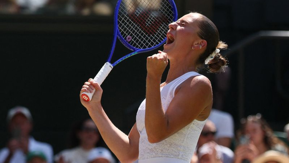 Kostyuk Powers Past Paolini to Reach Wimbledon Semi-Finals