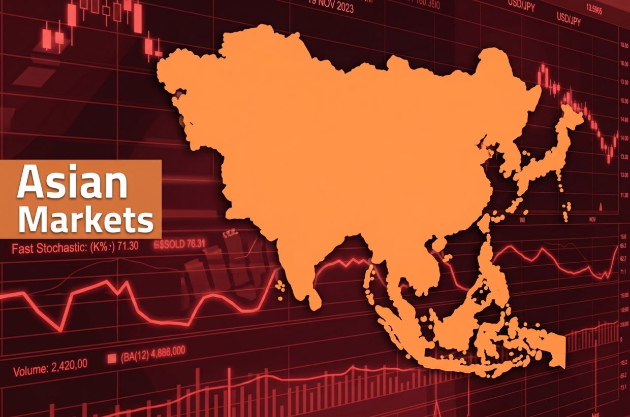 Asian Markets Retreat as Middle East Tensions and Fed Hawkishness Weigh on Sentiment