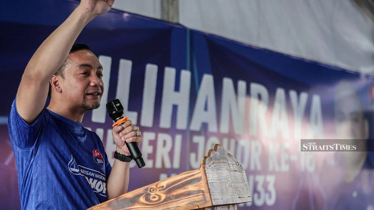 Johor Election: BN's Endau Candidate Unfazed by Party-Switching Attacks