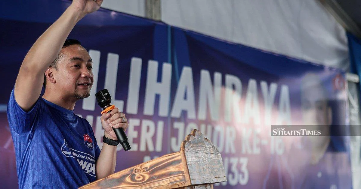 Johor Election: BN's Endau Candidate Unfazed by Party-Switching Attacks