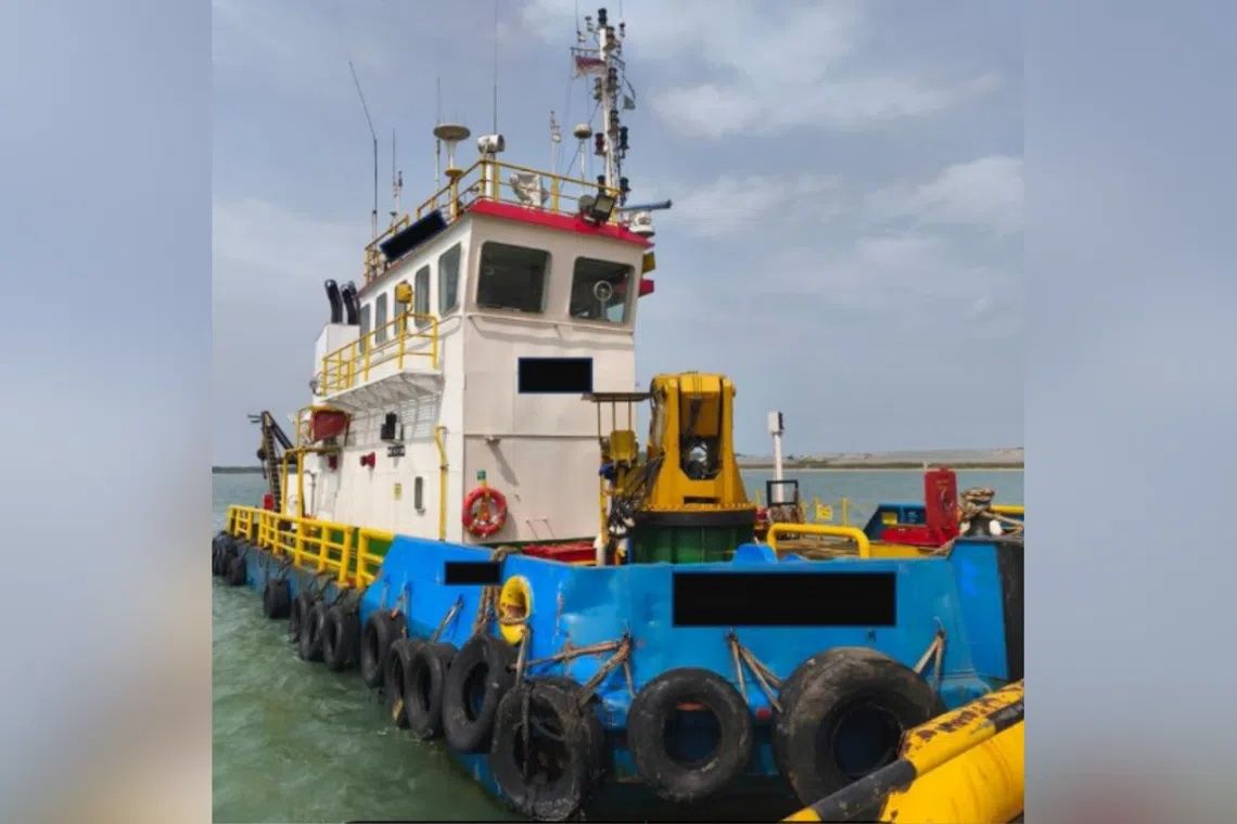 Eight tugboat crew members arrested for stealing marine gas oil in Singapore waters