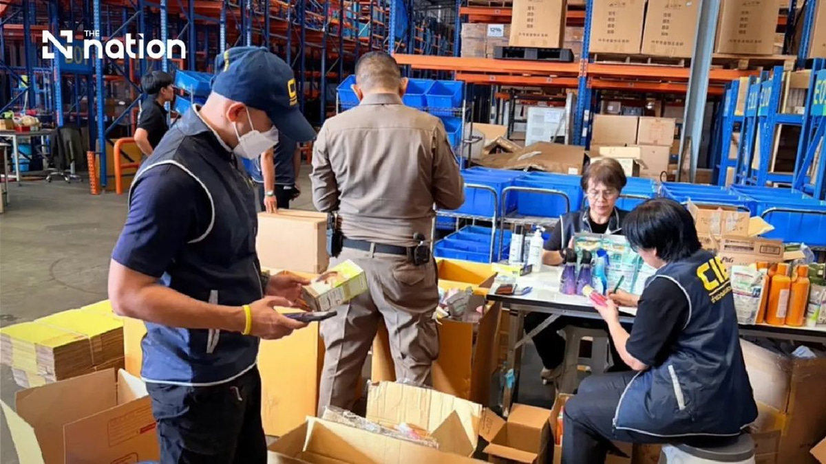 Thai police bust major online marketplace hub, seizing over 83,000 unapproved Japanese products worth 8.3 million baht