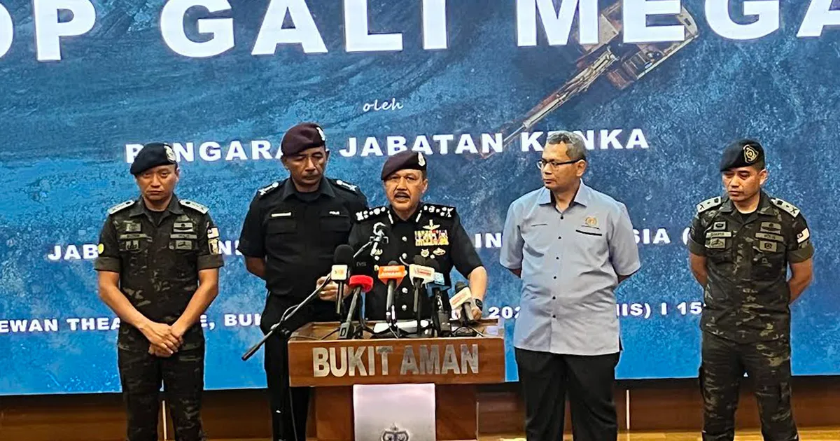 Authorities Seize RM119 Million in Assets, Arrest 99 in Major Illegal Mining Crackdown