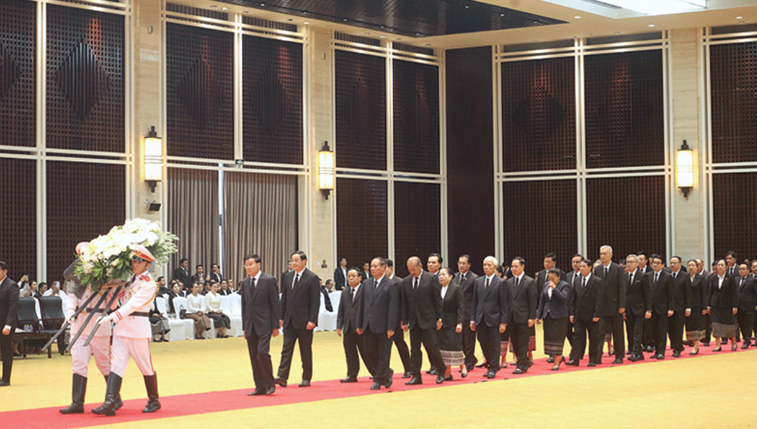 Laos Mourns National Assembly President Xaysomphone Phomvihane