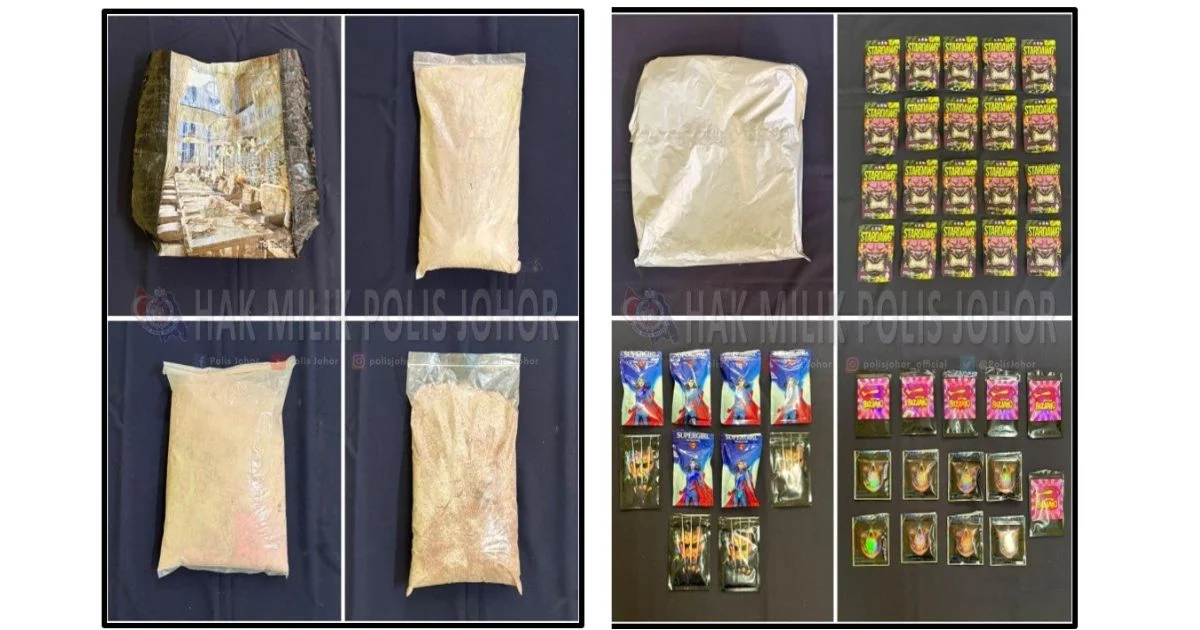 Drug Syndicate Dismantled: Couple Arrested in RM3.59mil Johor Bust