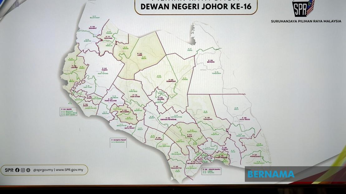 Johor's 16th State Election Takes Centre Stage as Nomination Day Opens Tomorrow