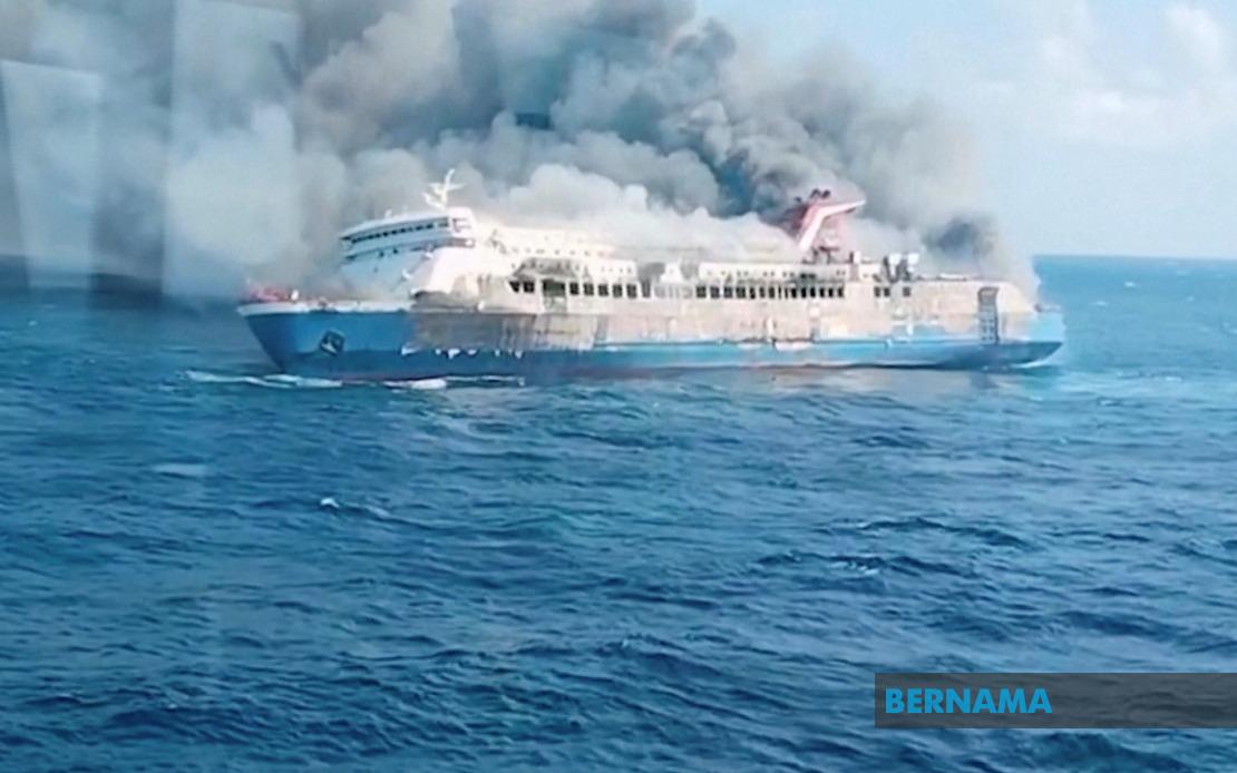 Five Dead, 41 Missing After Indonesian Ferry Fire Off Madura
