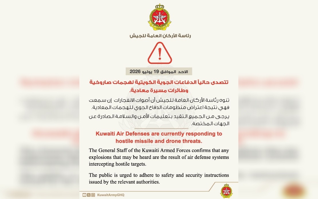 Kuwait Activates Air Defences Amid Escalating Iran-US Tensions