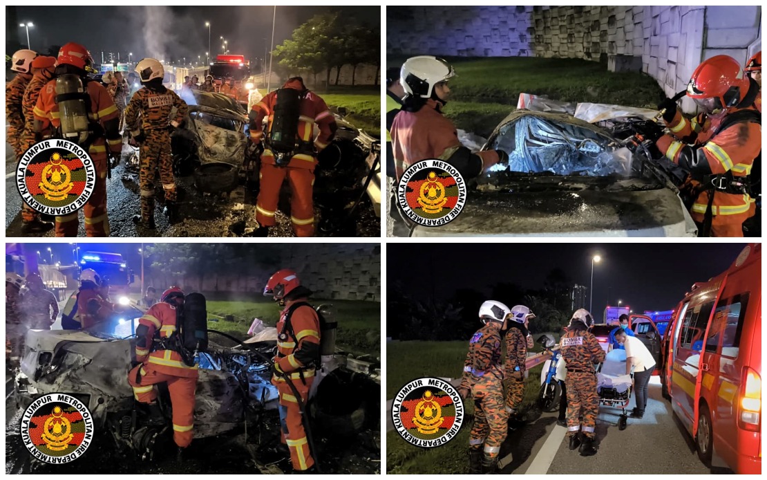 Two Students Killed in Fiery DUKE Expressway Crash Near Kuala Lumpur
