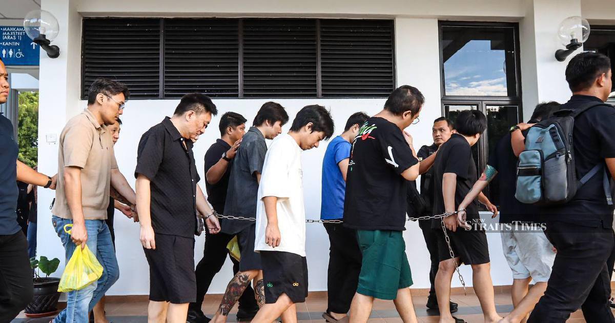 Nine Chinese nationals face charges over alleged romantic fraud network operating in Malaysia