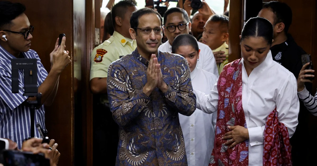 Ex-Education Minister and Gojek Co-Founder Nadiem Makarim Jailed 10 Years on Corruption Charges