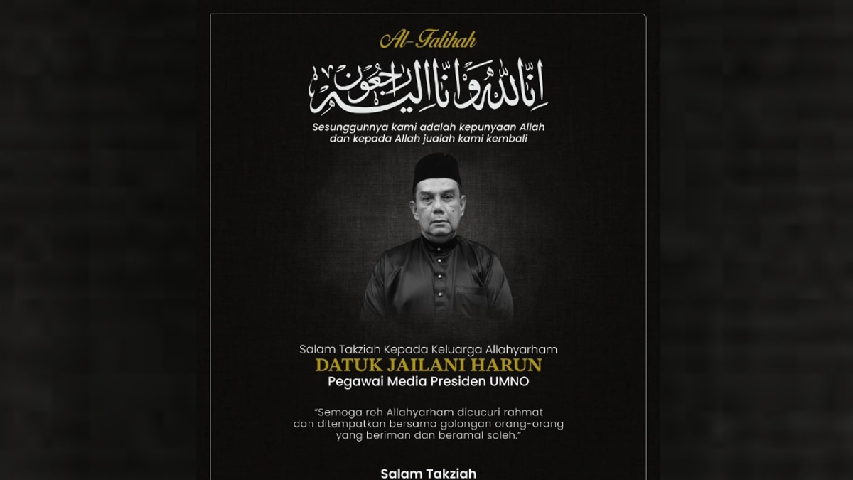 Ahmad Zahid Mourns Death of Veteran Journalist and UMNO Media Officer Jailani Harun