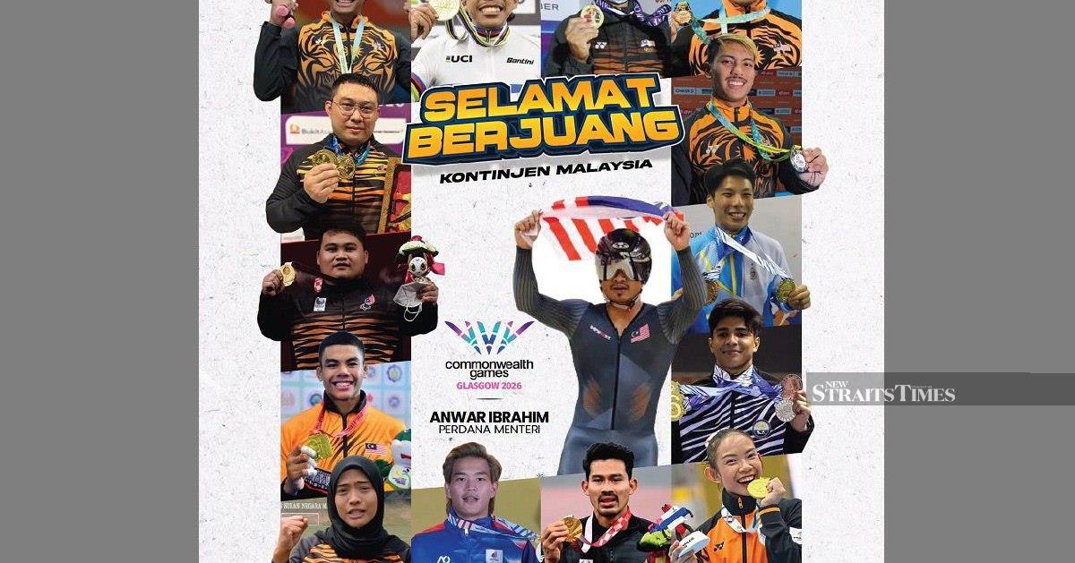 Anwar Extends Support to Malaysian Contingent Preparing for 2026 Glasgow Commonwealth Games