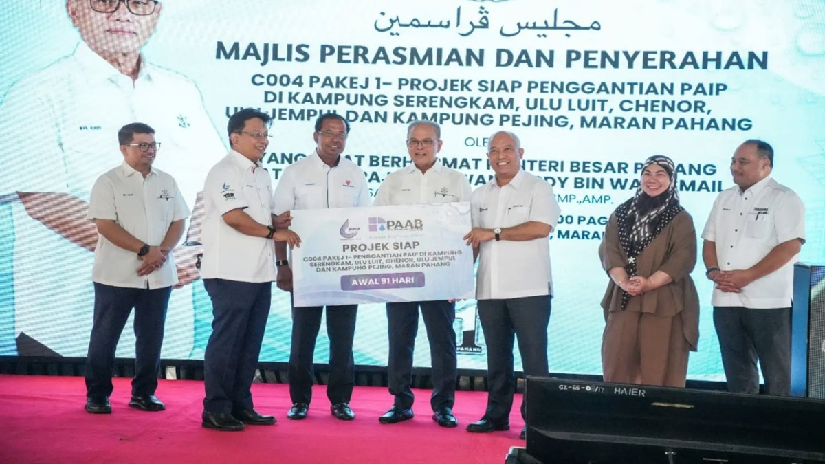PAAB Completes RM11.19 Million Water Pipeline Upgrade in Maran, Ending Two Decades of Supply Crisis