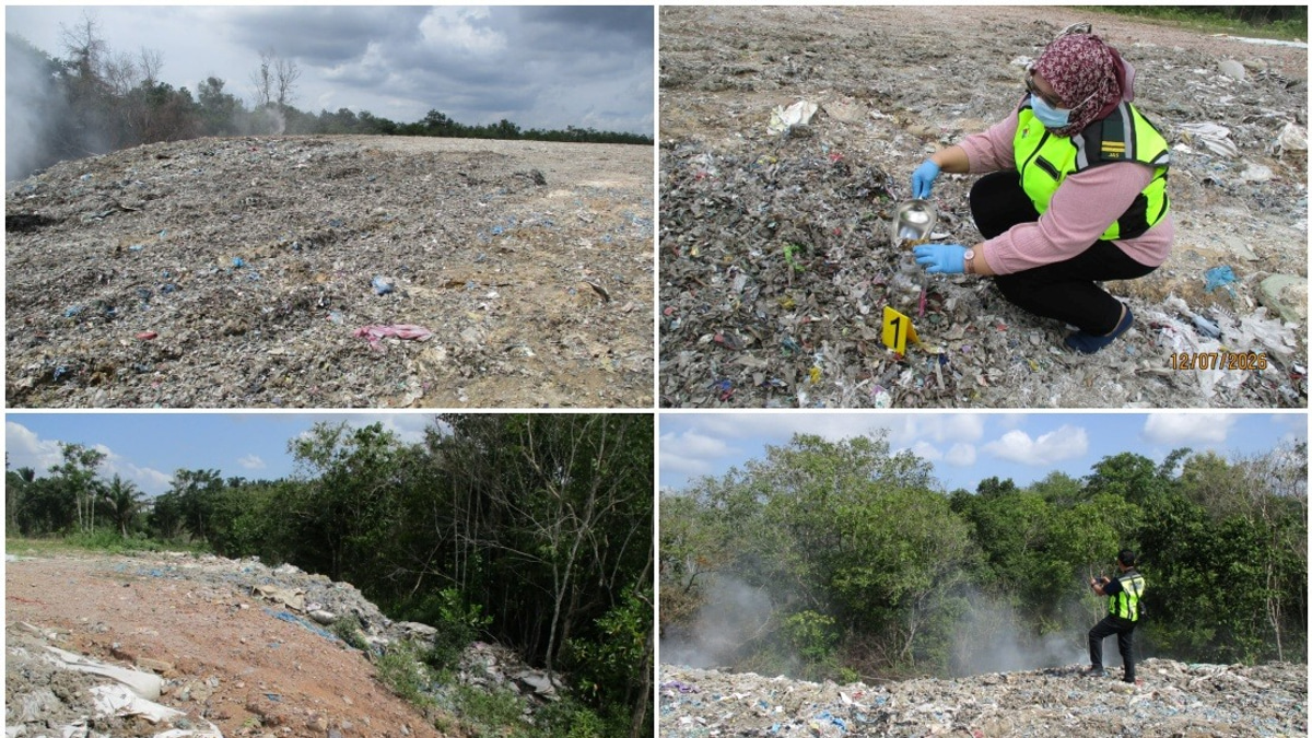 Kedah Environmental Authorities Uncover Illegal Waste Dump and Open Burning Operation in Bukit Banyan