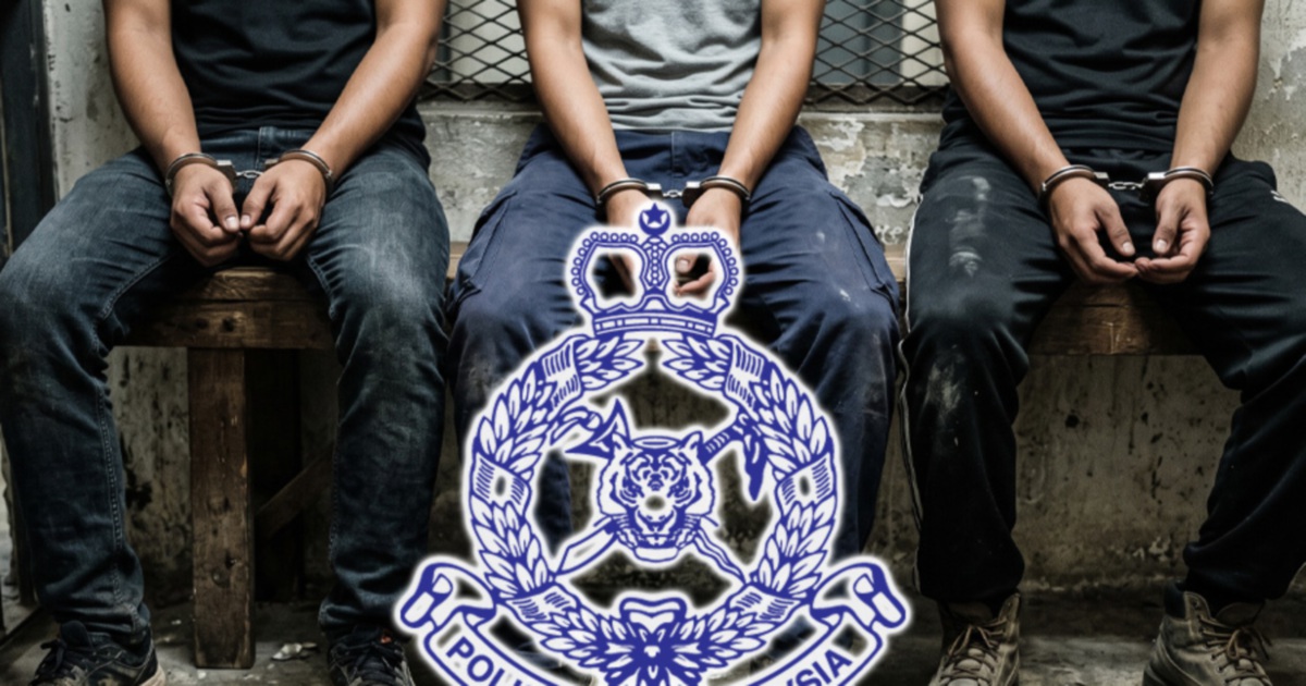Three Men Arrested After Motorcycle Theft in Hulu Langat Exposed by Viral Video on Threads
