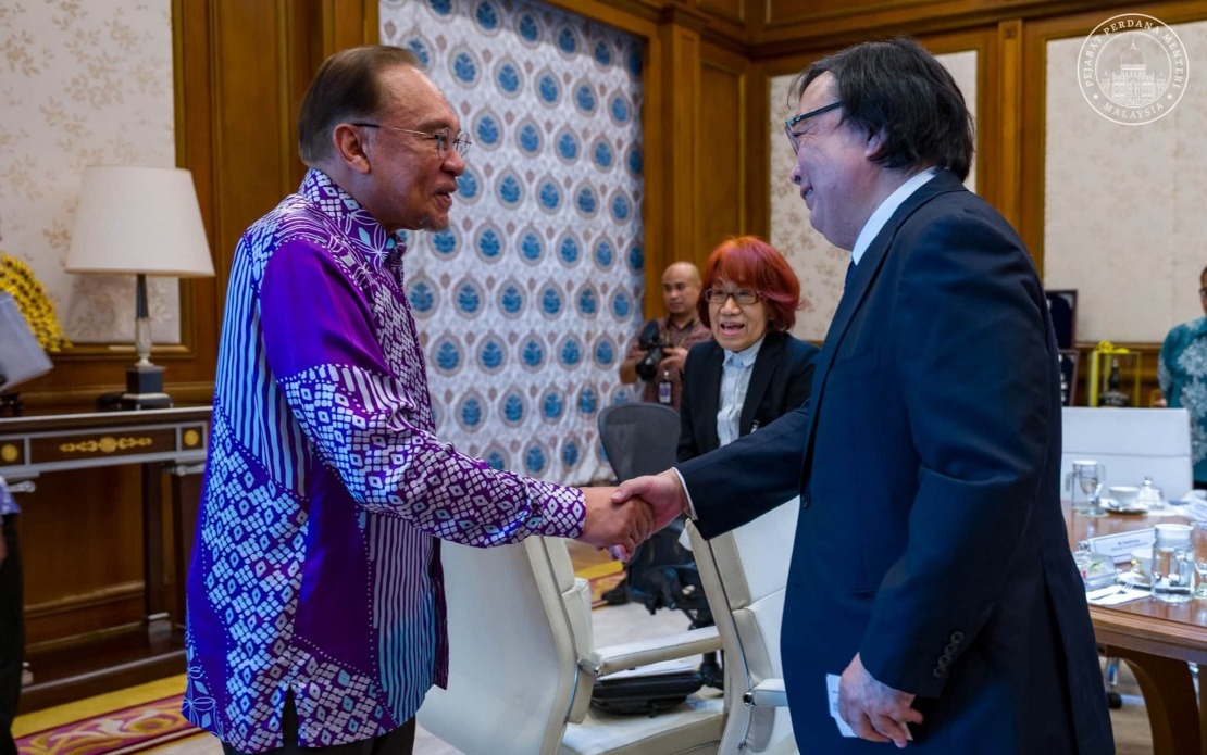 Anwar Meets Genron NPO Leader to Deepen Asia-Pacific Strategic Dialogue