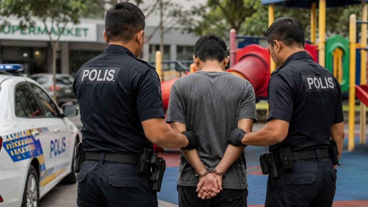 Foreign National Arrested for Alleged Public Indecency at Cyberjaya Playground