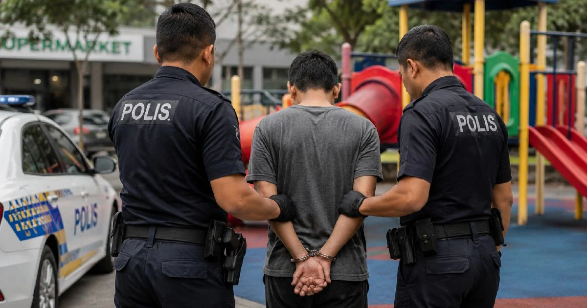 Foreign National Arrested for Alleged Public Indecency at Cyberjaya Playground