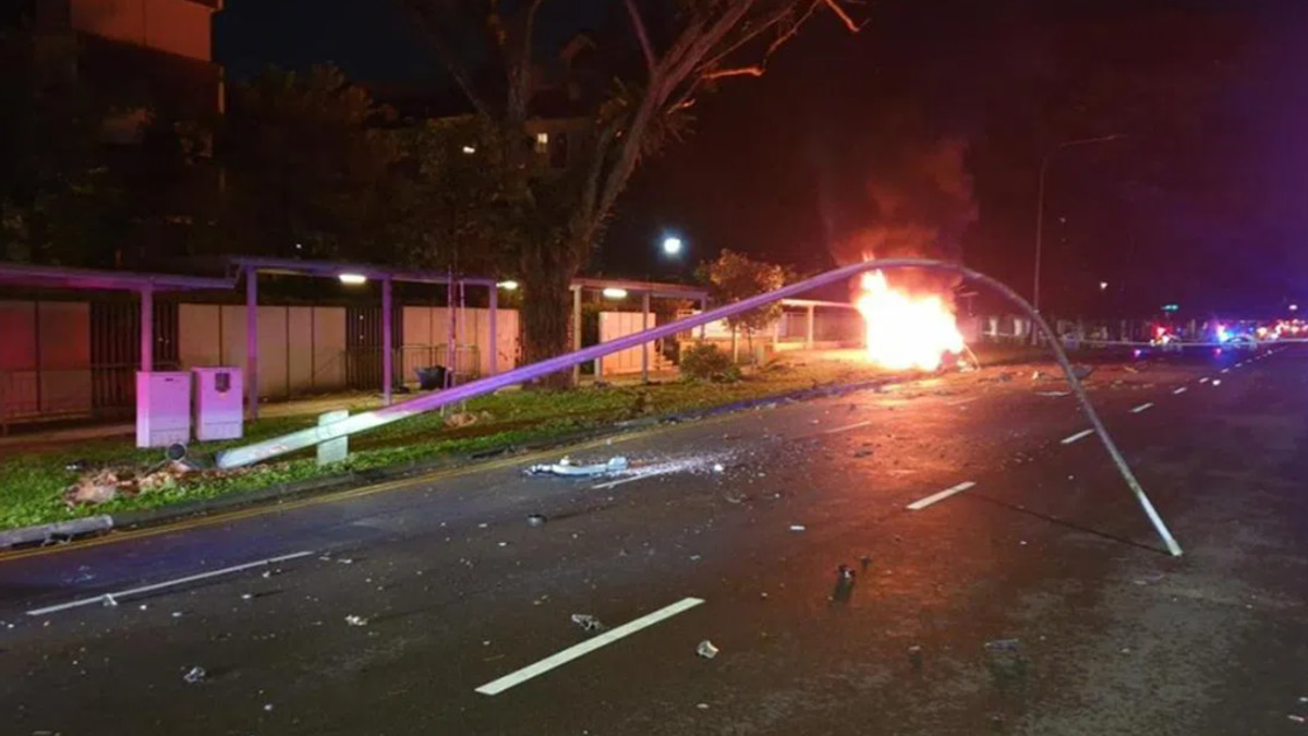 Singapore Man Charged After High-Speed Crash Into School Bus While Allegedly Drunk