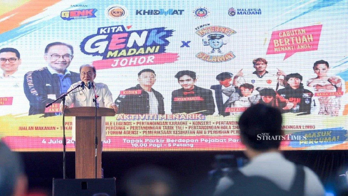 Anwar Ibrahim Credits Tibetan Ginseng as Energy Booster During Johor Campaign Push