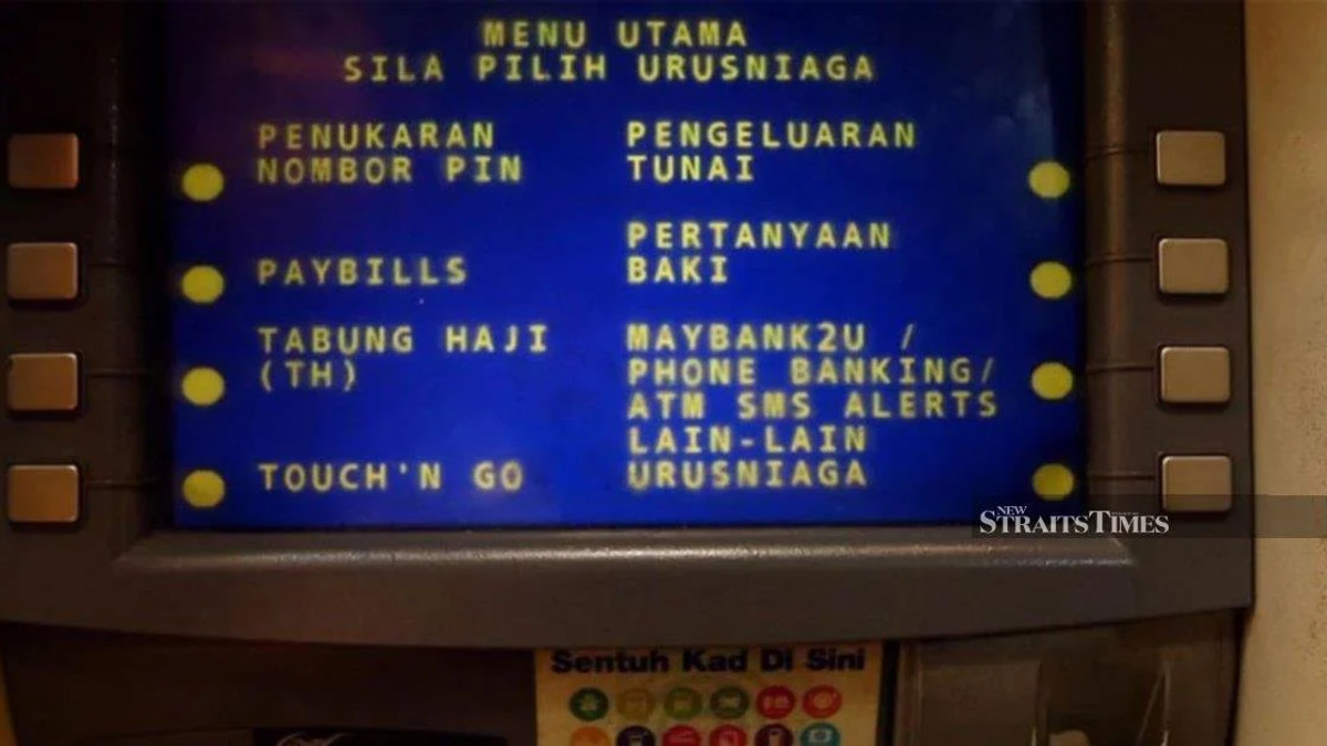 Bank Negara Urges Public to Report Unauthorised ATM Charges at Own-Bank Machines