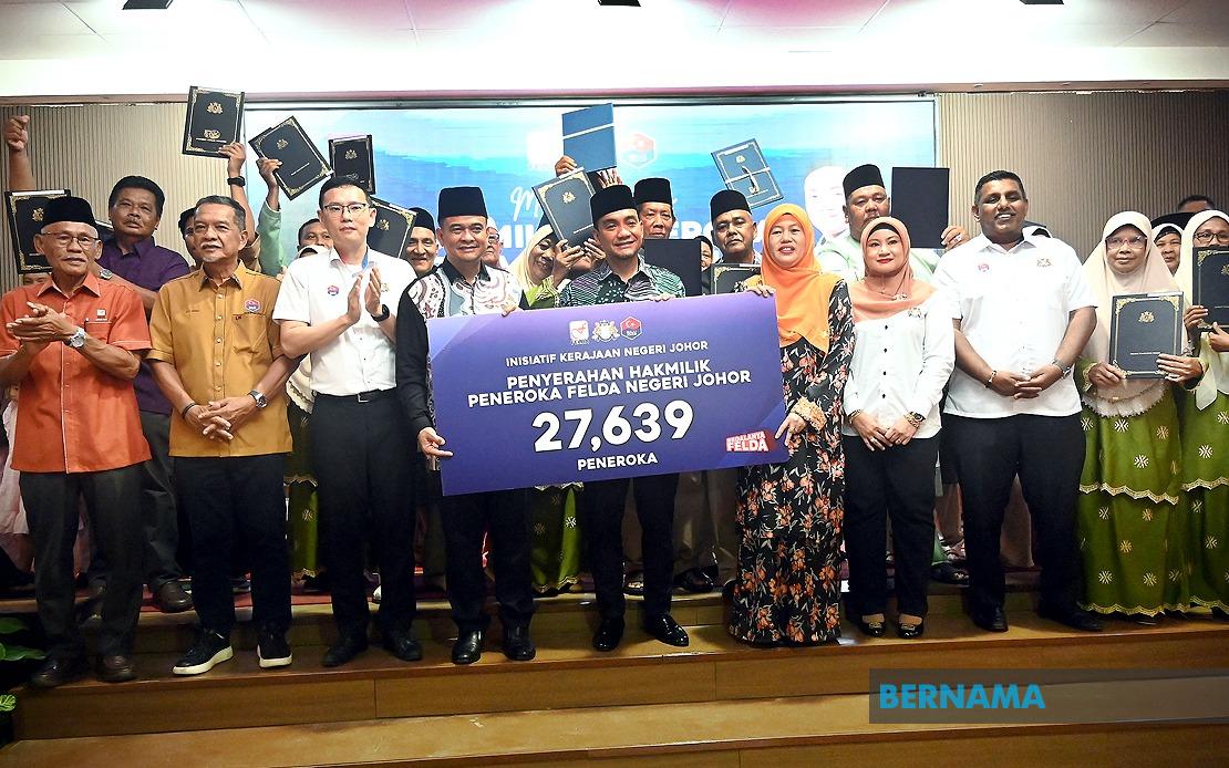 Johor Resolves Nearly All FELDA Land Title Applications in Landmark Achievement