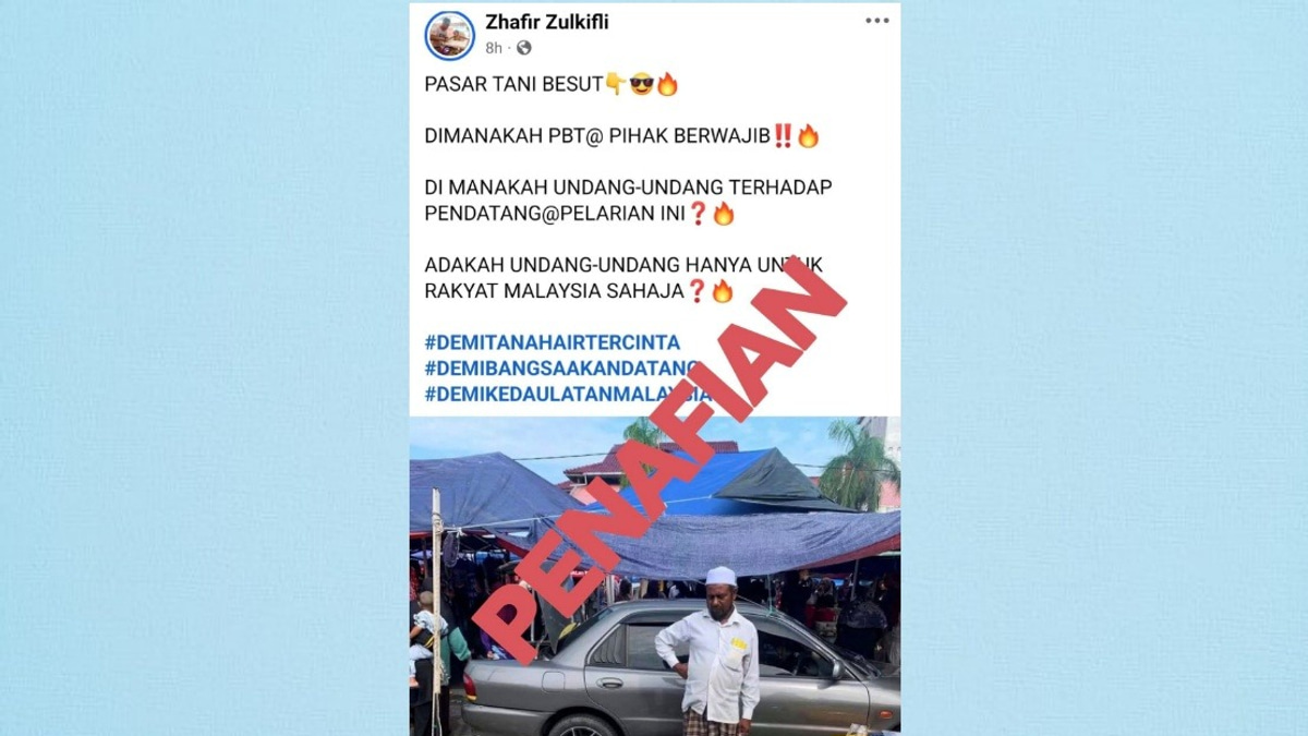 Terengganu FAMA Clarifies Farmers' Market Operations After Foreign Trader Claims